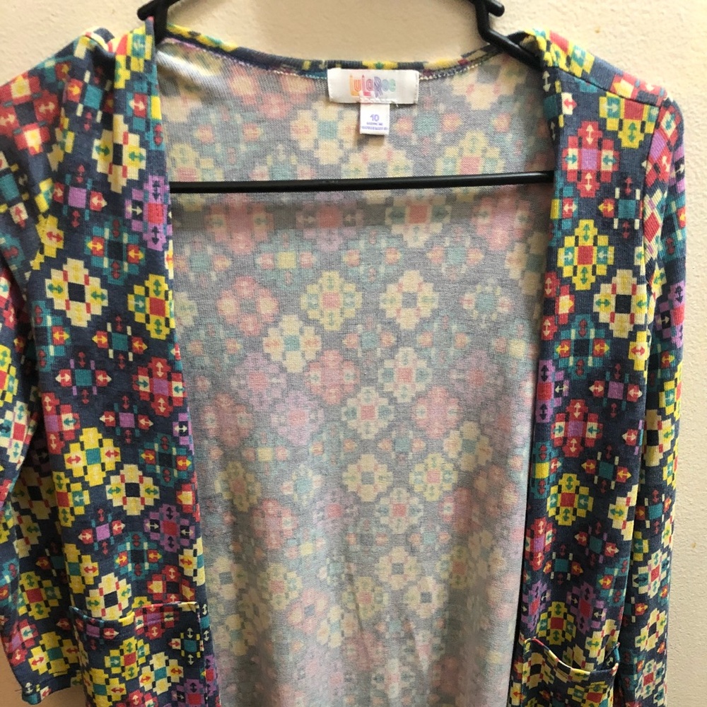 Lularoe Kids size 10 Sariah cardigan